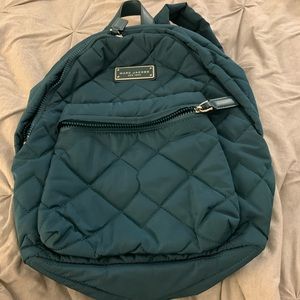 Quilted Nylon School Backpack